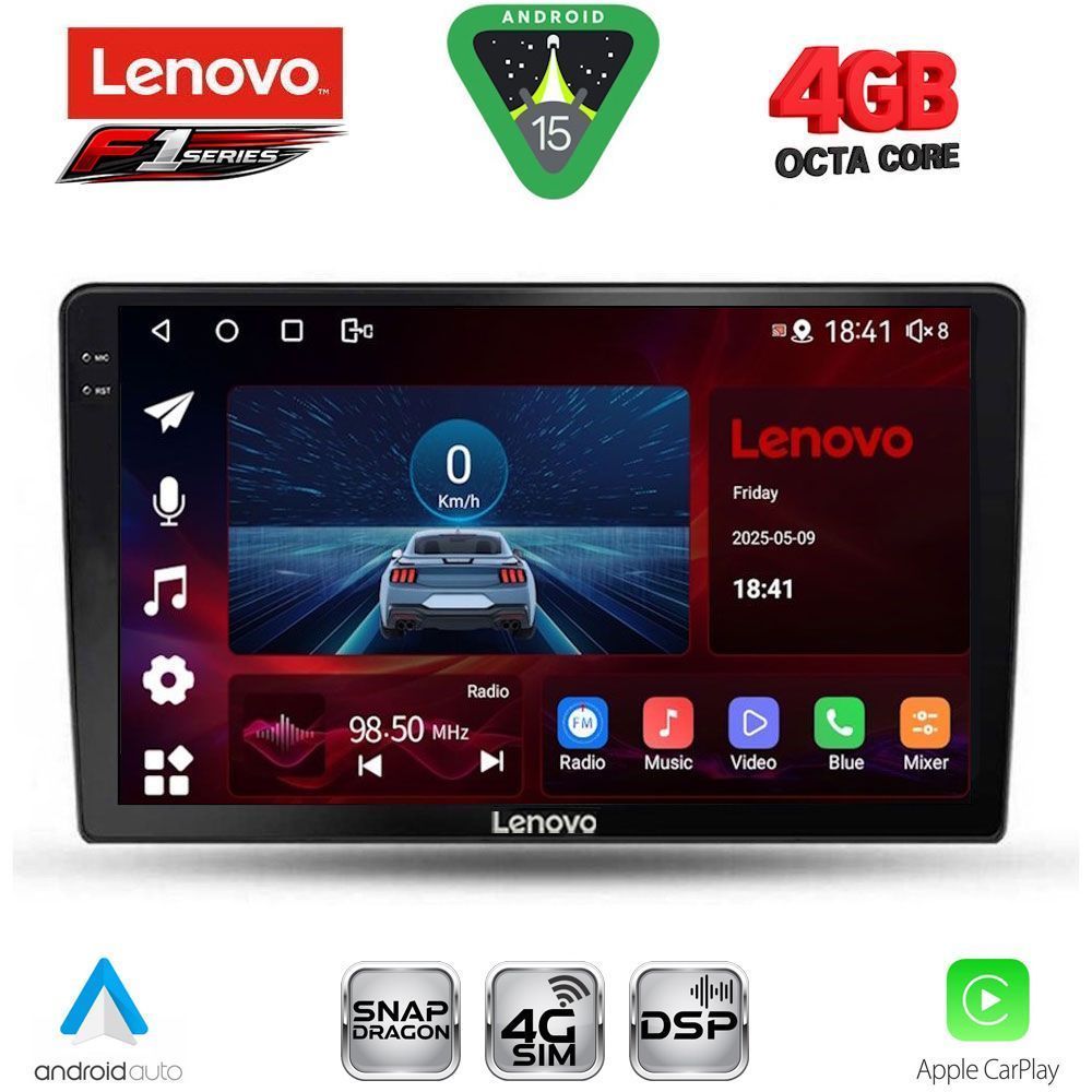 SSQ9711A_15 LENOVO SSQ 9711A_CPA (9inc) MULTIMEDIA TABLET for TOYOTA COROLLA VERSO mod. 2000-2004 - Image 1