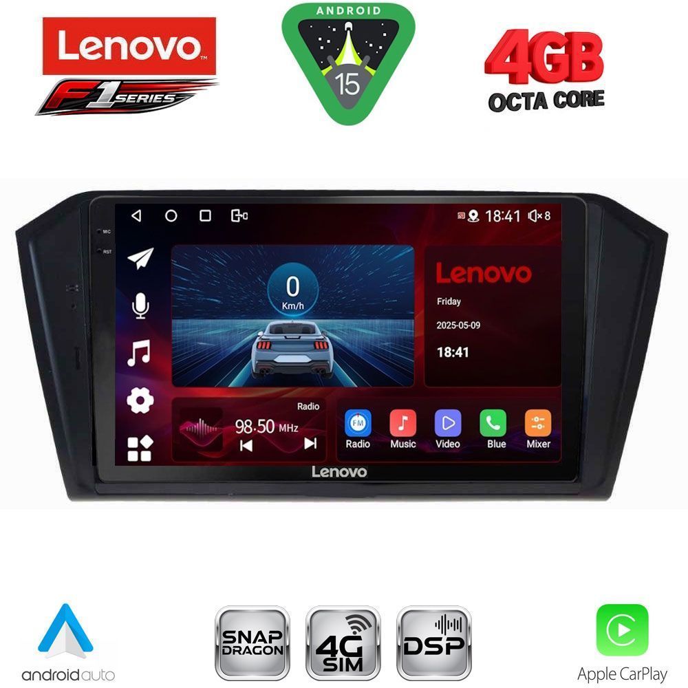 SSQ9750_15 LENOVO SSQ 9750_CPA (10inc) MULTIMEDIA TABLET for VW PASSAT mod. 2016-2023 - Image 1