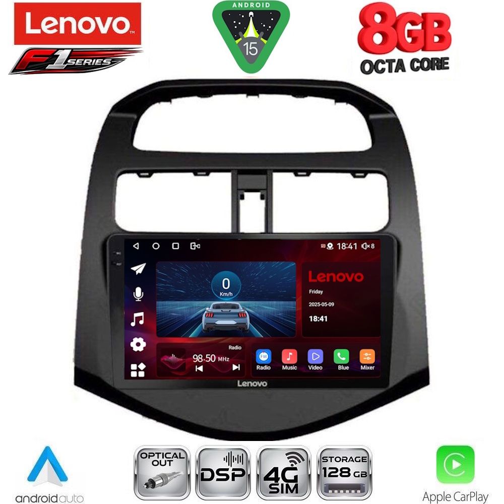SSR10078-15 LENOVO SSR 10078_CPA (9inc) MULTIMEDIA TABLET for CHEVROLET SPARK mod. 2009-2015 - Image 1
