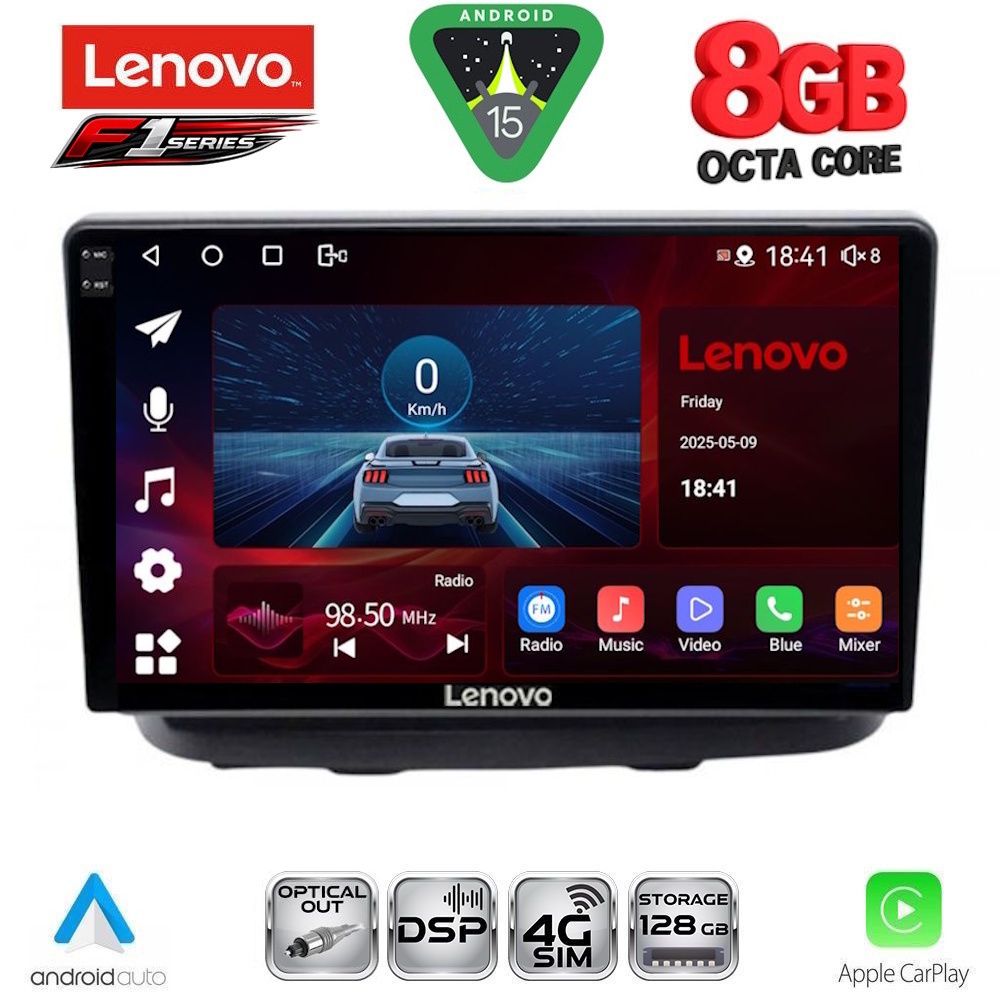 SSR10135-15 LENOVO SSR 10135_CPA (10inc) MULTIMEDIA TABLET for FIAT DOBLO mod. 2002-2009 - Image 1