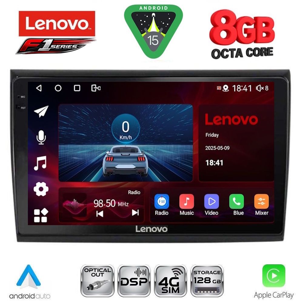 SSR10136-15 LENOVO SSR 10136_CPA (9inc) MULTIMEDIA TABLET for FIAT BRAVO mod. 2007-2019 - Image 1