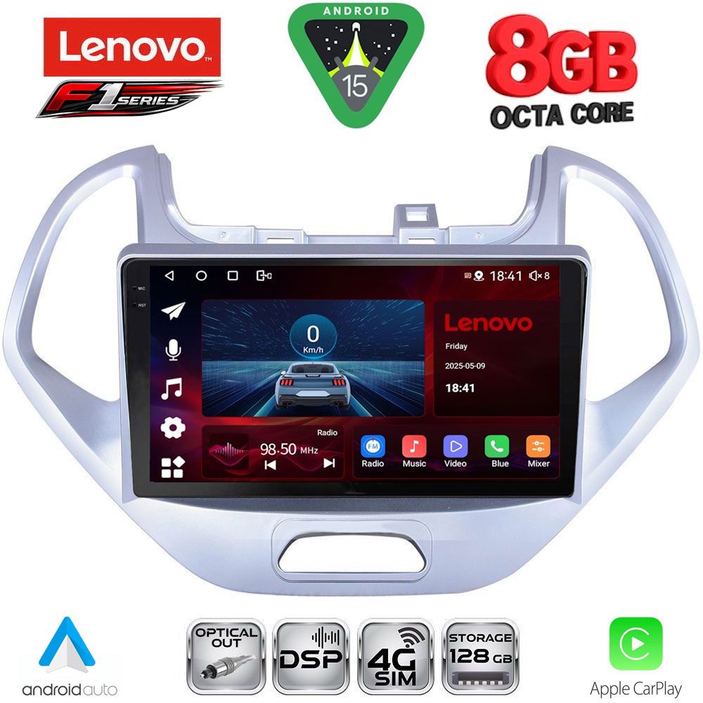 SSR10167LO_15 LENOVO SSR 10167LO_CPA (9inc) MULTIMEDIA TABLET for FORD KA mod. 2017-2024 - Image 1