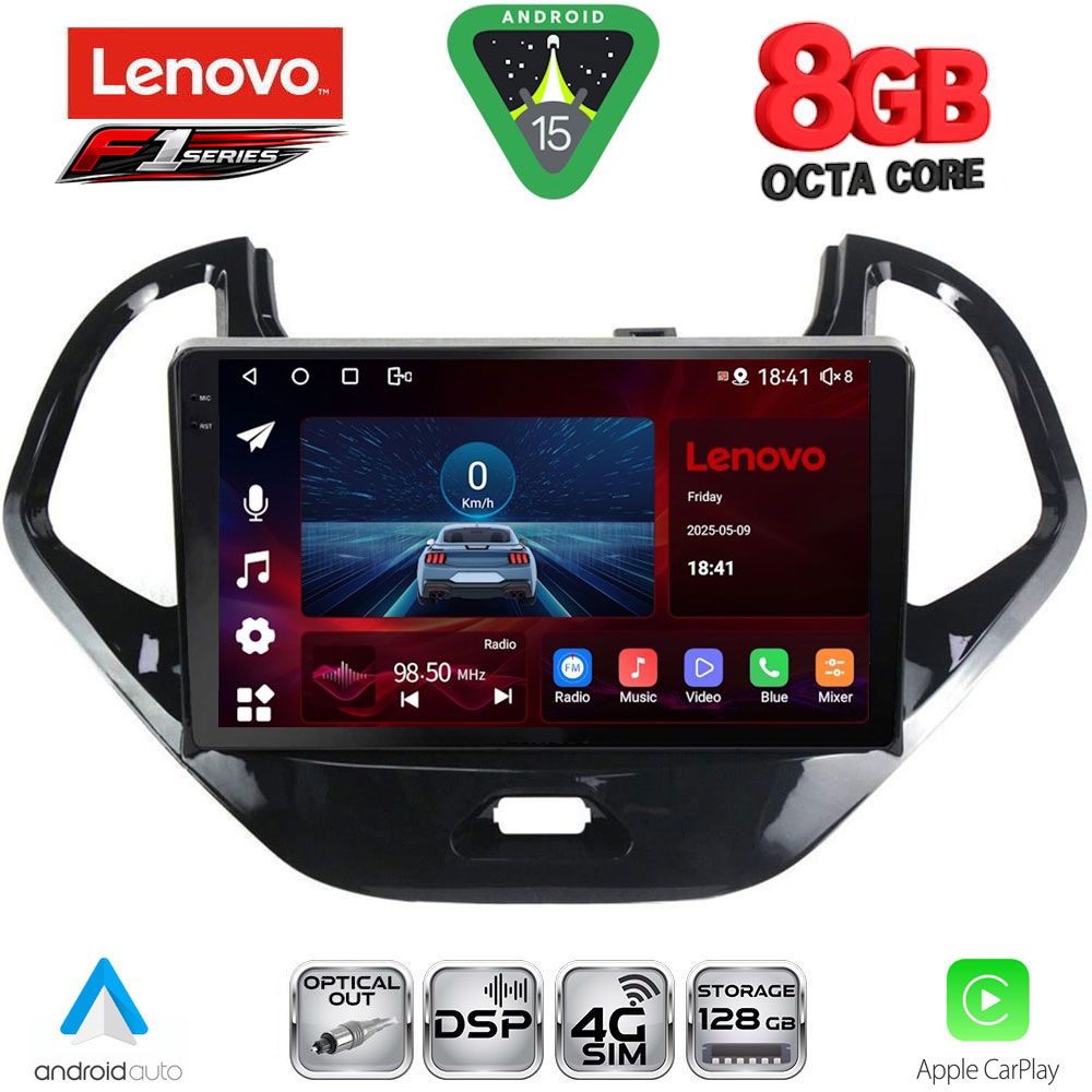 SSR10167_15 LENOVO SSR 10167SH_CPA (9inc) MULTIMEDIA TABLET for FORD KA mod. 2017-2024 - Image 1
