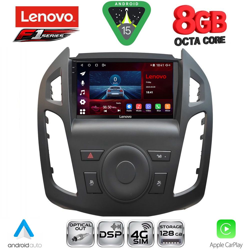 SSR10176n_15 LENOVO SSR 10176_CPA (9inc) MULTIMEDIA TABLET for FORD TRANSIT CONNECT mod. 2013-2018 - Image 1