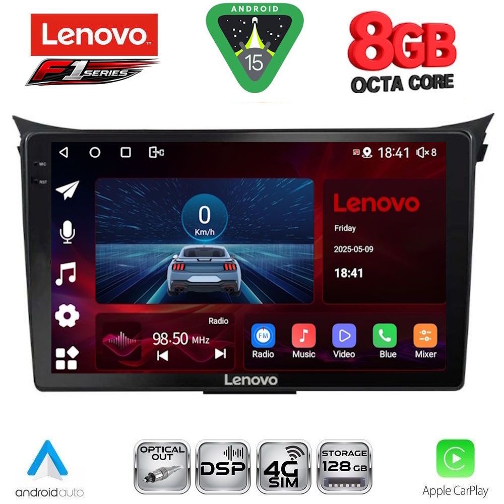 SSR10232-15 LENOVO SSR 10232_CPA (9inc) MULTIMEDIA TABLET for HYUNDAI i30 mod. 2012-2017 - Image 1