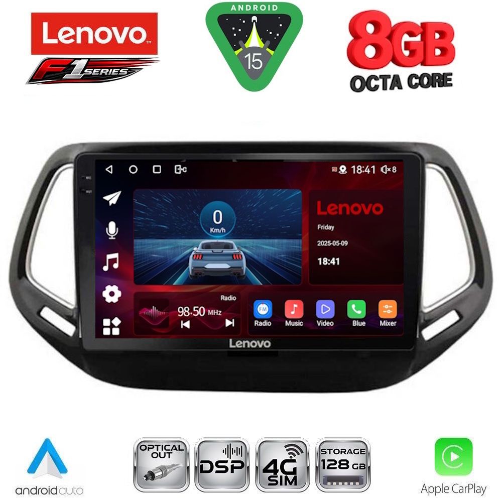 SSR10278-15 LENOVO SSR 10278_CPA (10inc) MULTIMEDIA TABLET for JEEP COMPASS mod. 2016-2021 - Image 1