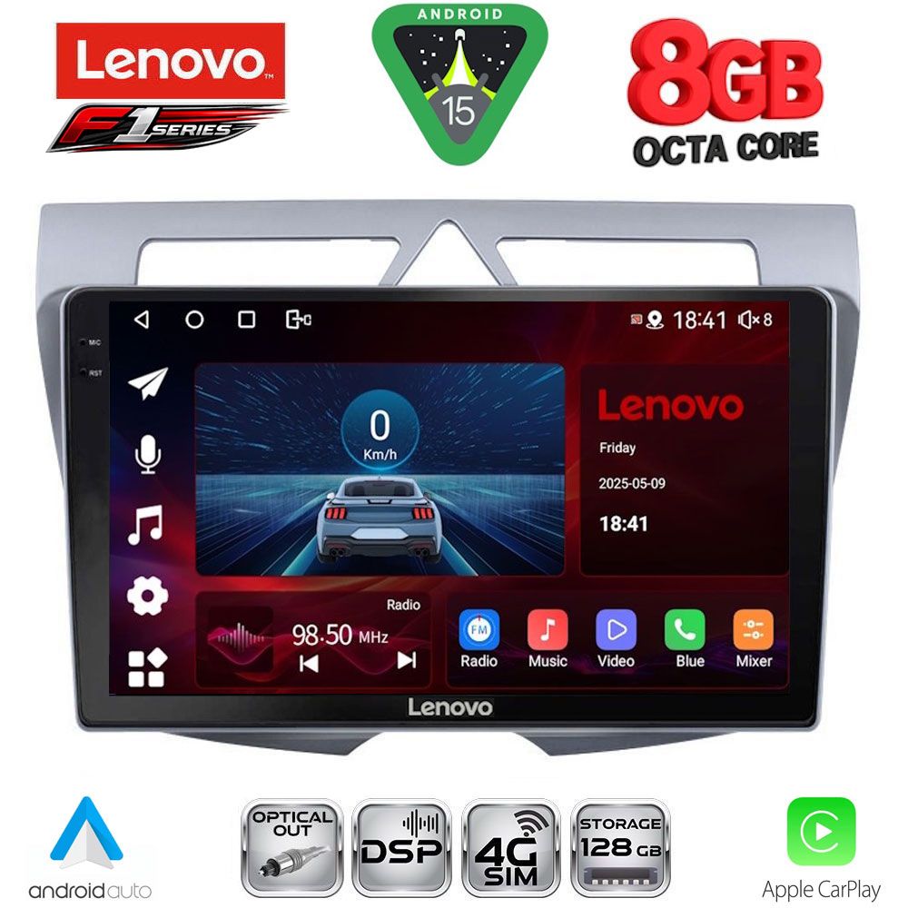 SSR10307_15 LENOVO SSR 10307_CPA (9inc) MULTIMEDIA TABLET for KIA PICANTO mod. 2008-2011 - Image 1