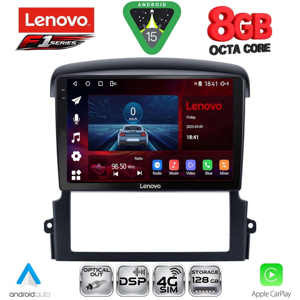 SSR10317_15 LENOVO SSR 10317_CPA (9inc) MULTIMEDIA TABLET for KIA SORENTO mod. 2006-2009 - Image 1