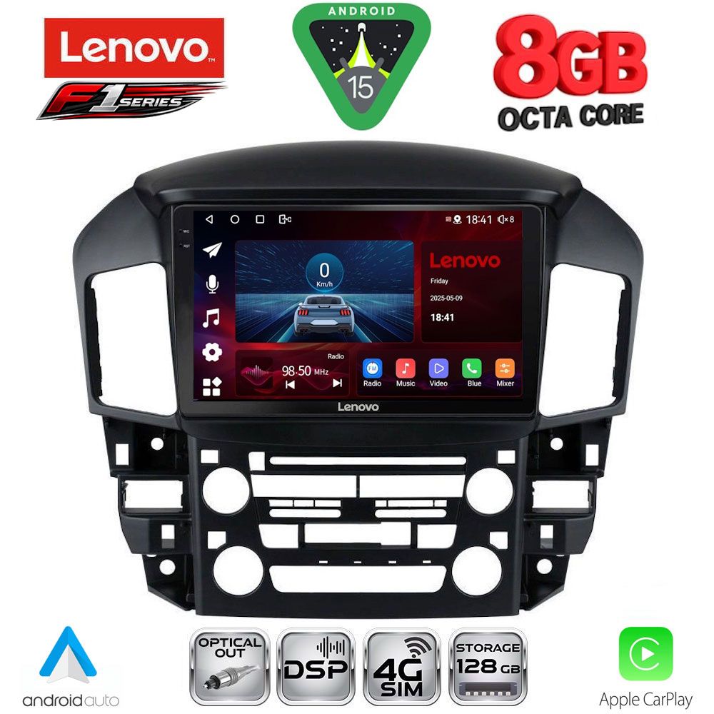 SSR10344_15 LENOVO SSR 10344_CPA (9inc) MULTIMEDIA TABLET for LEXUS RX 300 mod. 1998-2003 - Image 1