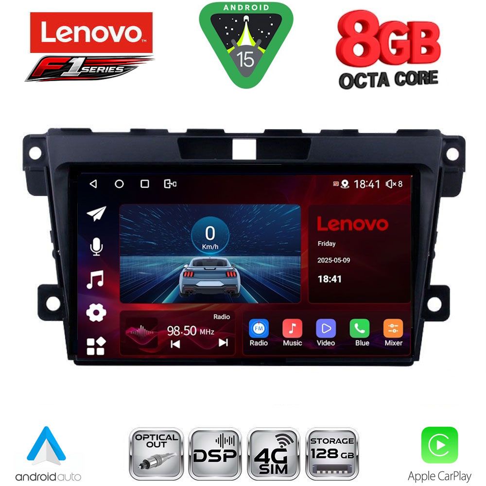 SSR10389_15 LENOVO SSR 10389_CPA (9inc) MULTIMEDIA TABLET for MAZDA CX7 mod. 2006-2012 - Image 1
