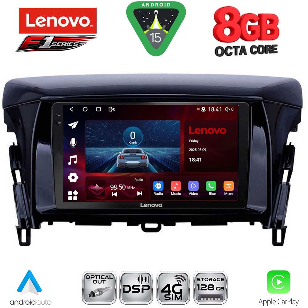 SSR10432_15 LENOVO SSR 10432_CPA (9inc) MULTIMEDIA TABLET for MITSUBISHI ECLIPSE CROSS mod. 2018-2026 - Image 1