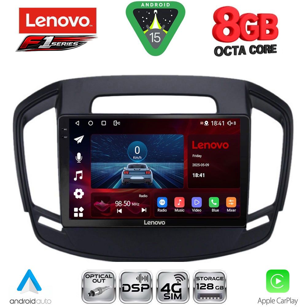 SSR10492_15 LENOVO SSR 10492_CPA (9inc) MULTIMEDIA TABLET for OPEL INSIGNIA mod.2014-2017 - Image 1
