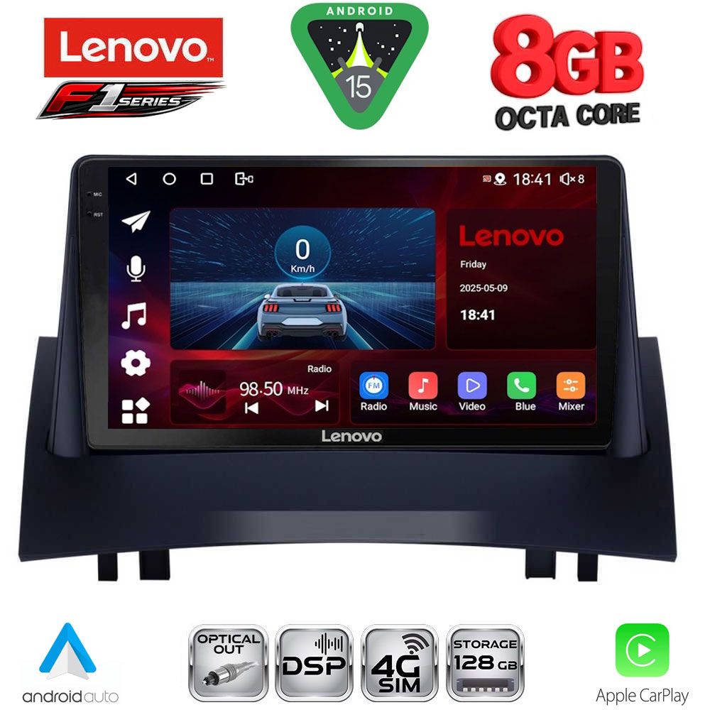 SSR10555_15 LENOVO SSR 10555_CPA (9inc) MULTIMEDIA TABLET for RENAULT MEGANE 2 mod. 2002-2008 - Image 1