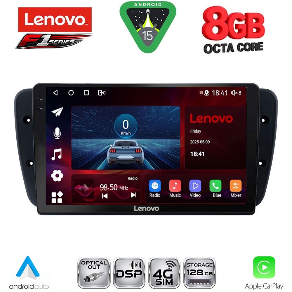 SSR10571_15 LENOVO SSR 10571_CPA (9inc) MULTIMEDIA TABLET for SEAT IBIZA mod. 2008-2015 - Image 1