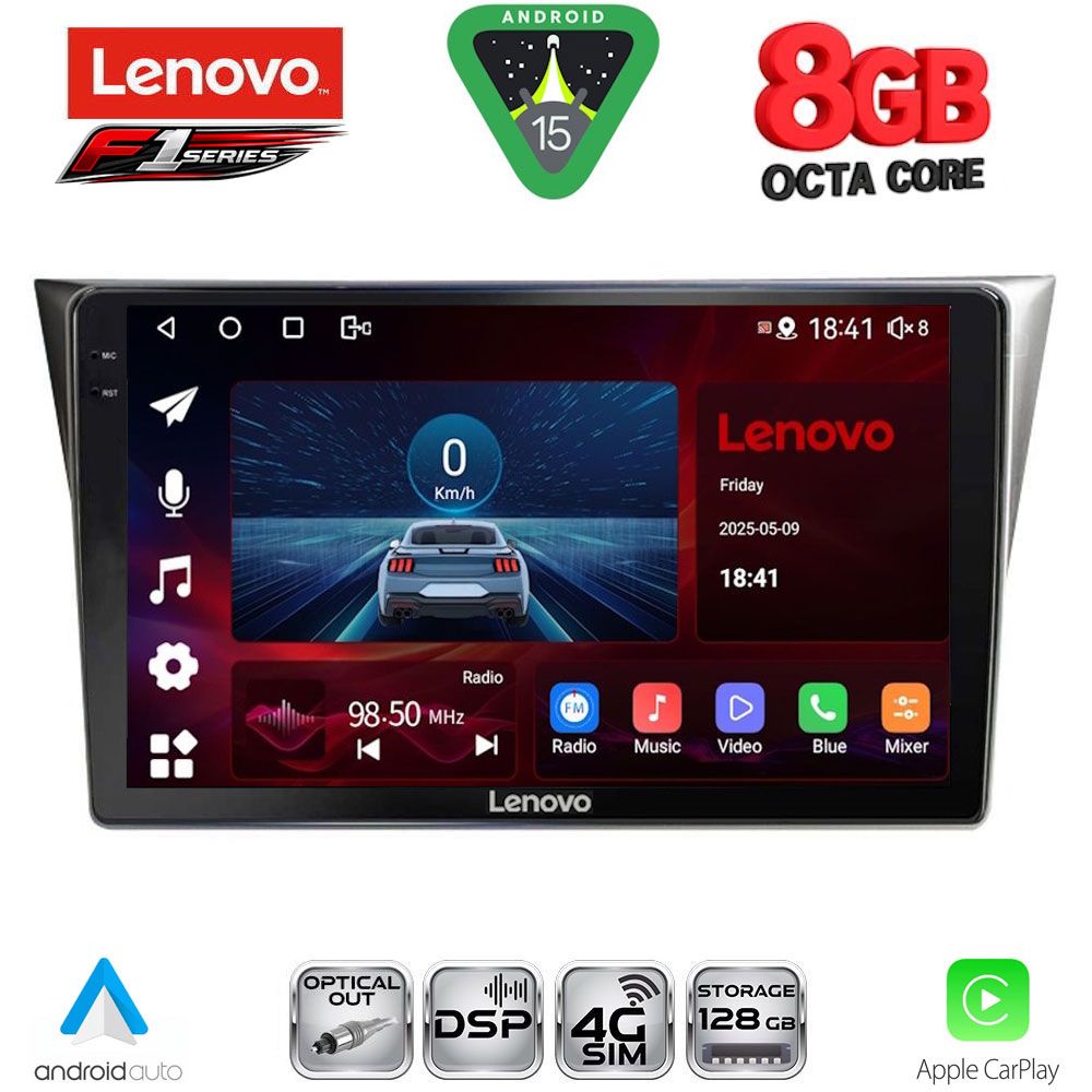 SSR10659_15 LENOVO SSR 10659_CPA (9inc) MULTIMEDIA TABLET for SUBARU IMPREZA mod. 2002-2008 - Image 1