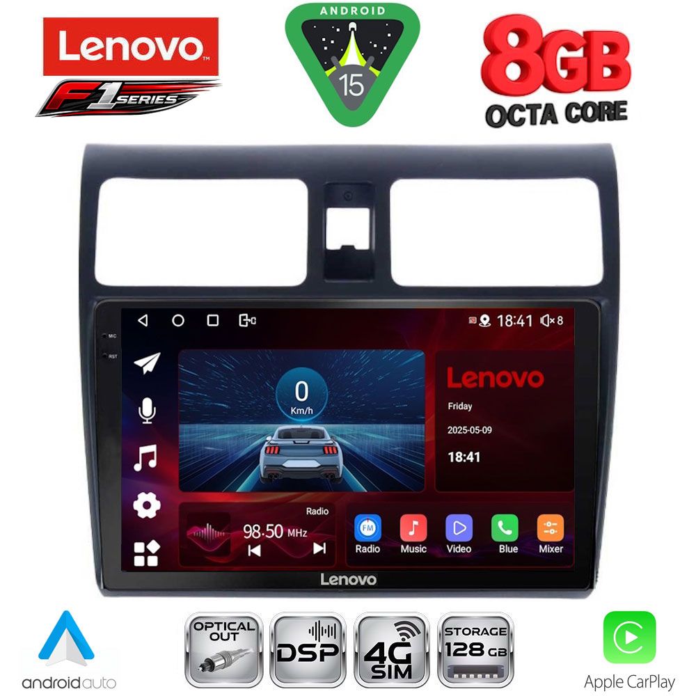 SSR10684_15 LENOVO SSR 10684_CPA (10inc) MULTIMEDIA TABLET for SUZUKI SWIFT mod. 2005-2011 - Image 1