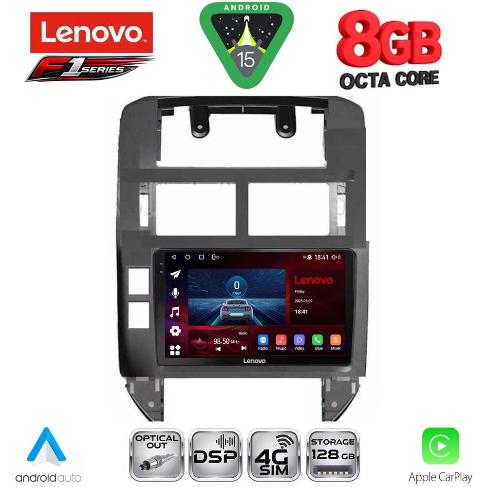 SSR10755_15 LENOVO SSR 10755_CPA (9inc) MULTIMEDIA TABLET for VW POLO mod. 2002-2009 - Image 1