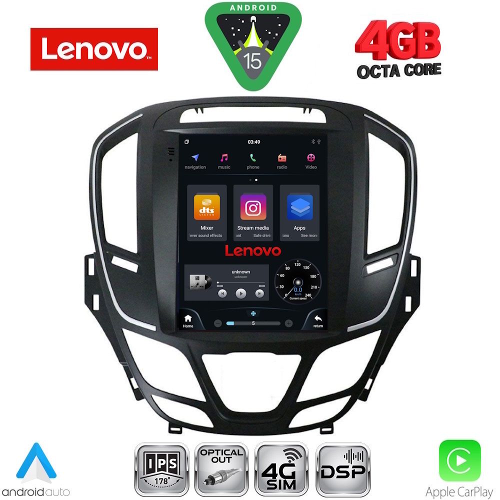 SSX9915_15 LENOVO SSX 9915_CPA TESLA STYLE for OPEL INSIGNIA II mod. 2014-2017 - Image 1