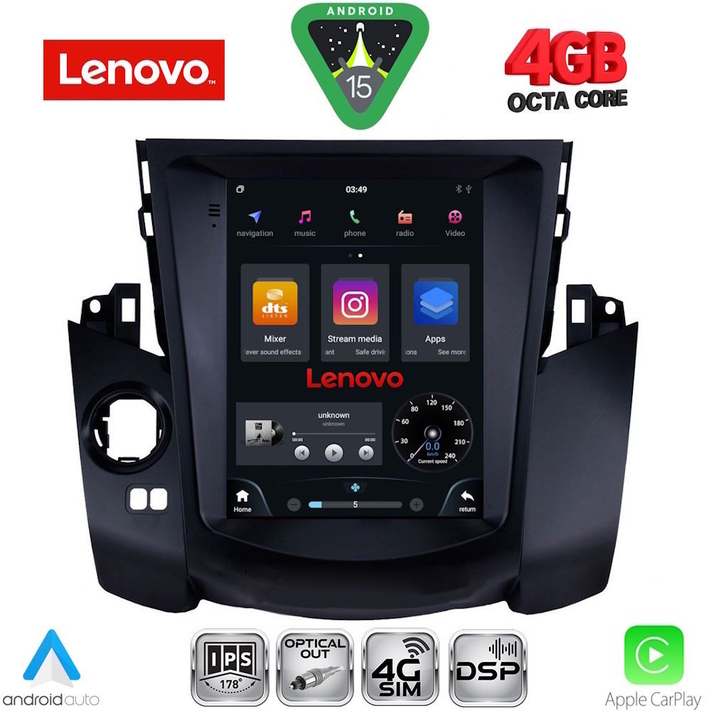 SSX9969_15 LENOVO SSX 9969_CPA TESLA STYLE for TOYOTA RAV 4 mod. 2006-2012 - Image 1