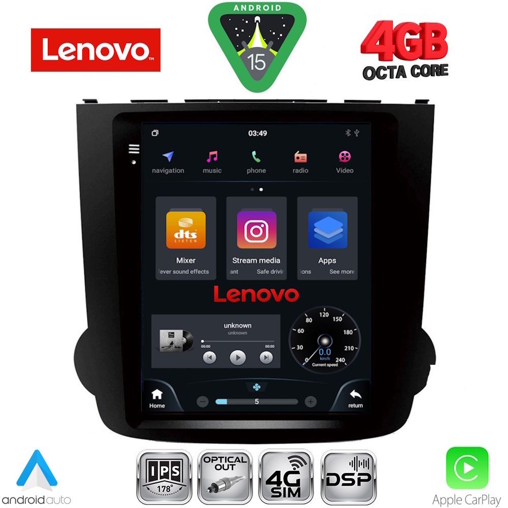 SSX9977_15 LENOVO SSX 9977_CPA TESLA STYLE for HONDA CRV mod. 2007-2012 - Image 1