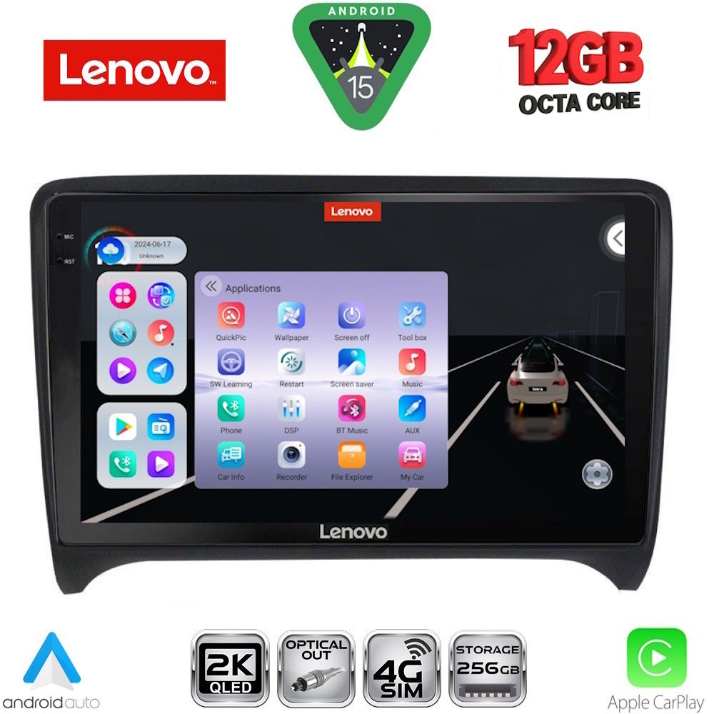 SSZ12009_15 LENOVO SSZ 12009_CPA (9inc) MULTIMEDIA TABLET for AUDI TT mod. 2007-2015 - Image 1