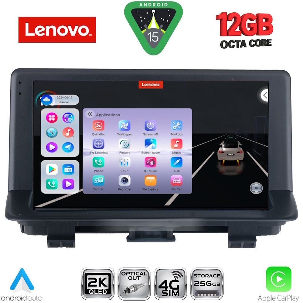 SSZ12013_15 LENOVO SSZ 12013_CPA (9inc) MULTIMEDIA TABLET for AUDI Q3 mod. 2013-2018 (Low Version) - Image 1