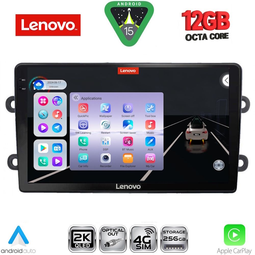 SSZ12102_15 LENOVO SSZ 12102_CPA (9inc) MULTIMEDIA TABLET for DACIA DUSTER mod. 2012-2019 - Image 1