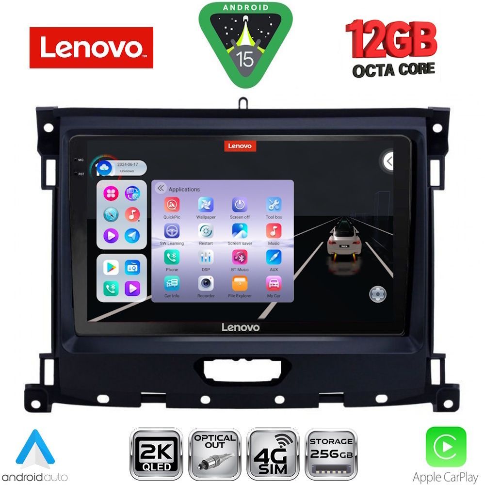 SSZ12173_15 LENOVO SSZ 12173_CPA (9inc) MULTIMEDIA TABLET for FORD RANGER mod. 2018-2023 - Image 1
