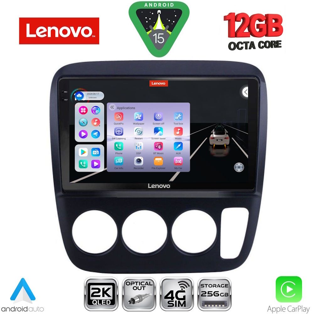 SSZ12196_AC_15 LENOVO SSZ 12196_CPA A/C (9inc) MULTIMEDIA TABLET for HONDA CRV mod. 1996-2006 - Image 1