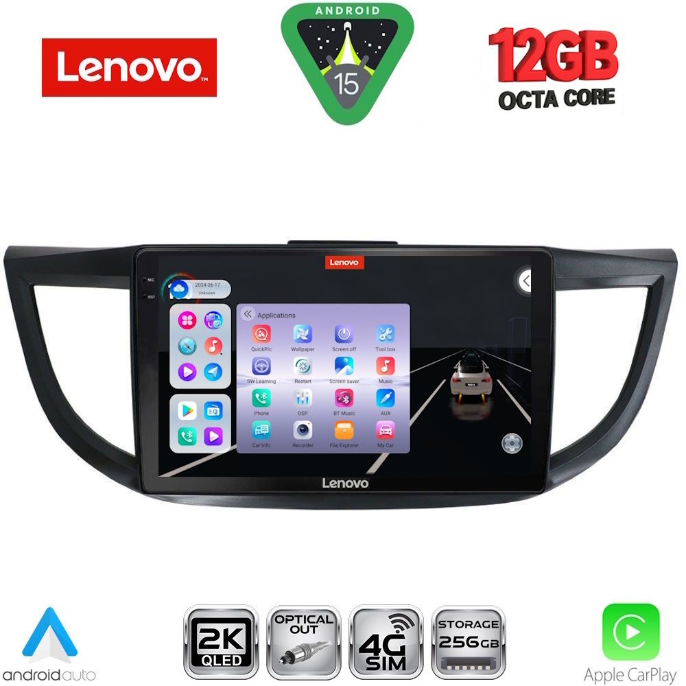 SSZ12198_15 LENOVO SSZ 12198_CPA (10inc) MULTIMEDIA TABLET for HONDA CRV mod. 2013-2017 - Image 1