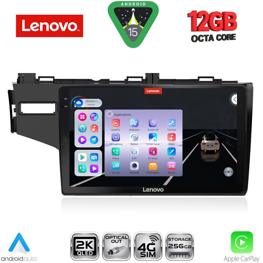 SSZ12212_15 LENOVO SSZ 12212_CPA (10inc) MULTIMEDIA TABLET for HONDA JAZZ mod. 2013-2019 - Image 1