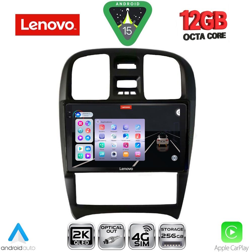 SSZ12247_15 LENOVO SSZ 12247_CPA (9inc) MULTIMEDIA TABLET for HYUNDAI SONATA mod. 2000-2006 - Image 1