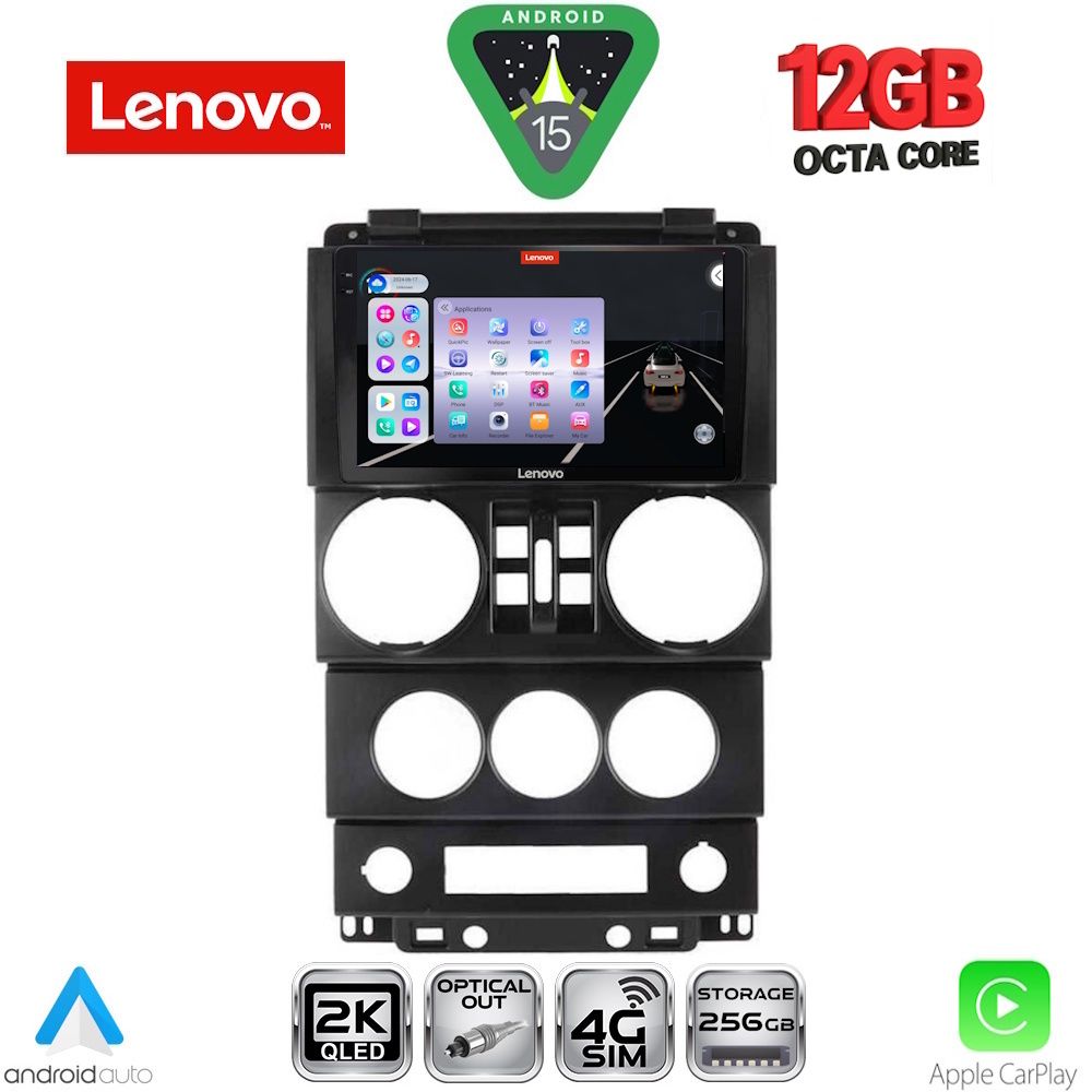 SSZ12294_15 LENOVO SSZ 12294_CPA (9inc) MULTIMEDIA TABLET for JEEP WRANGLER mod. 2006-2011 - Image 1
