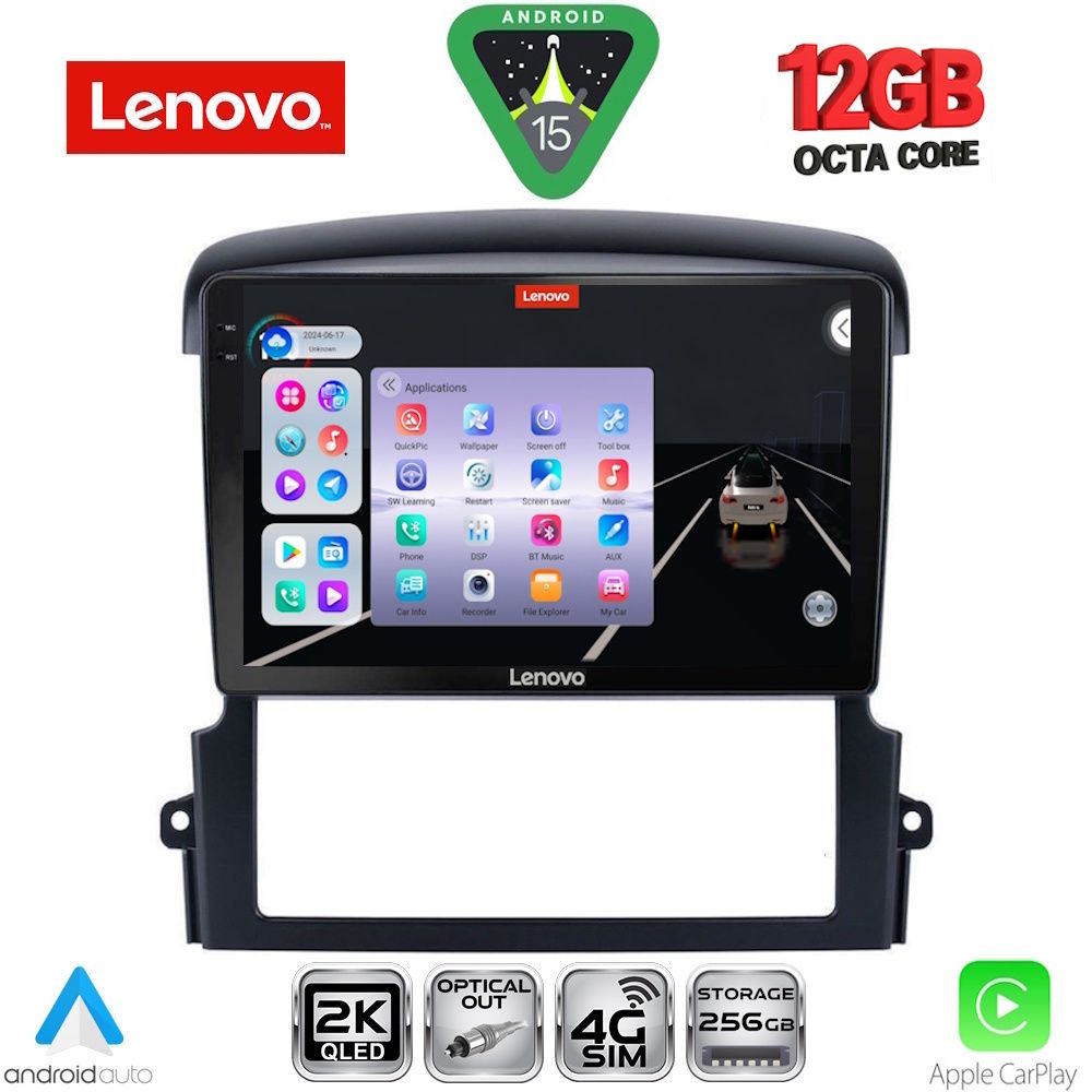 SSZ12317_15 LENOVO SSZ 12317_CPA (9inc) MULTIMEDIA TABLET for KIA SORENTO mod. 2006-2009 - Image 1