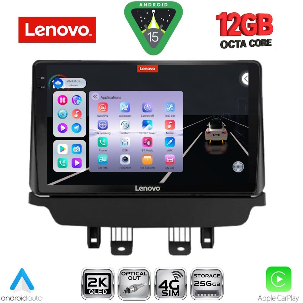 SSZ12362_15 LENOVO SSZ 12362_CPA (9inc) MULTIMEDIA TABLET for MAZDA 2 mod. 2014-2023 - Image 1