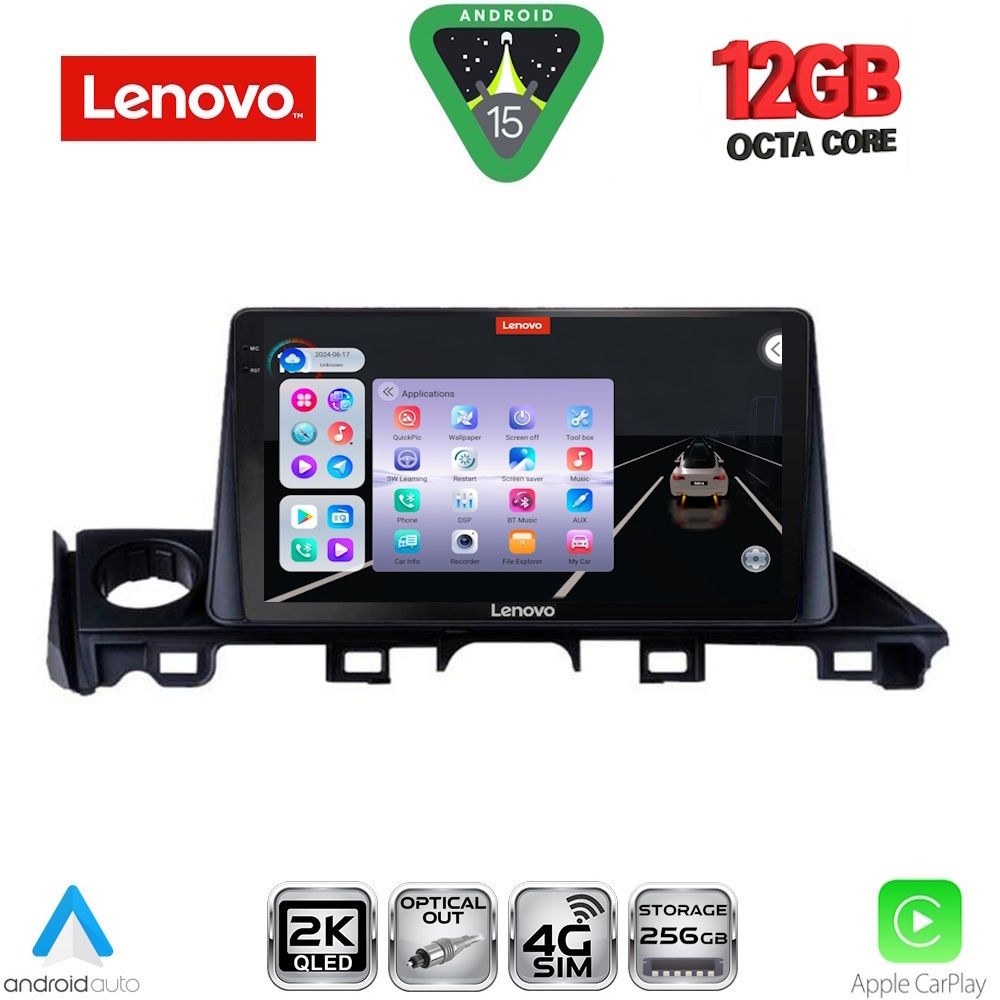 SSZ12379_15 LENOVO SSZ 12379_CPA (9inc) MULTIMEDIA TABLET for MAZDA 6 mod. 2017-2020 - Image 1