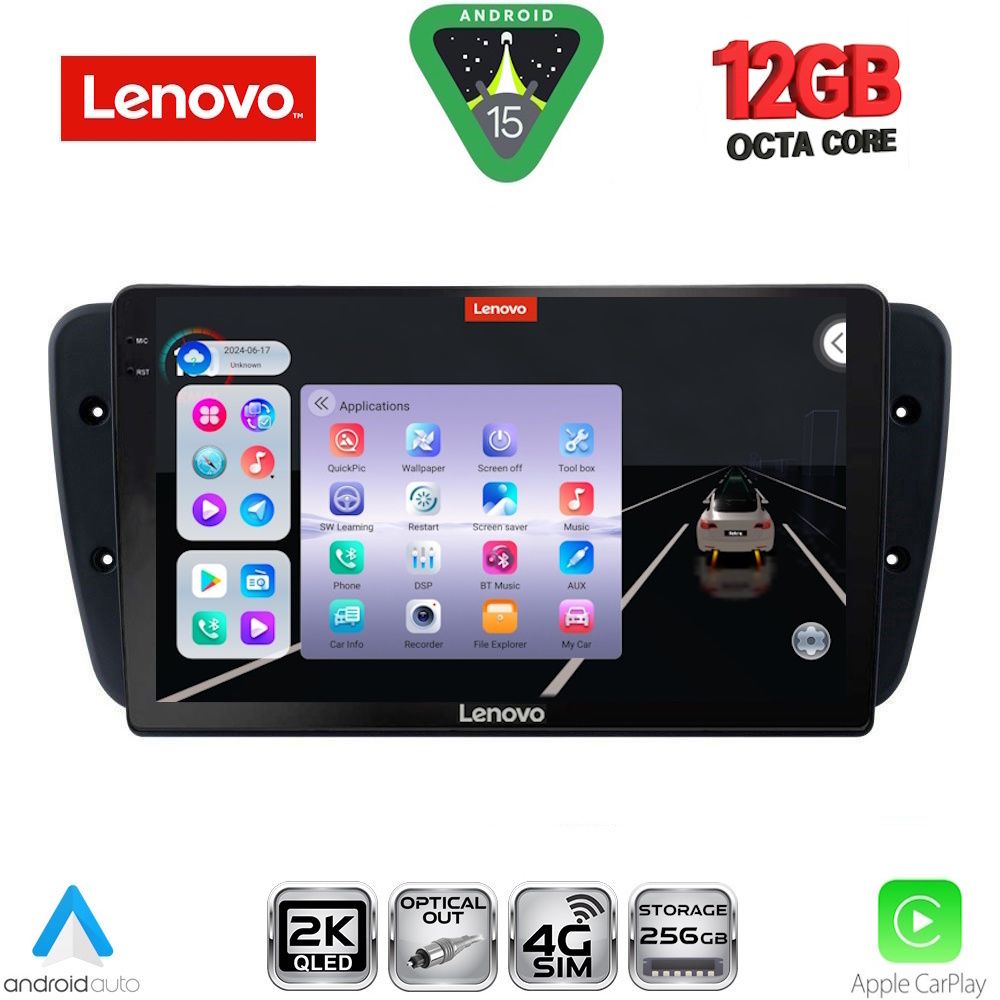 SSZ12571_15 LENOVO SSZ 12571_CPA (9inc) MULTIMEDIA TABLET for SEAT IBIZA mod. 2008-2015 - Image 1