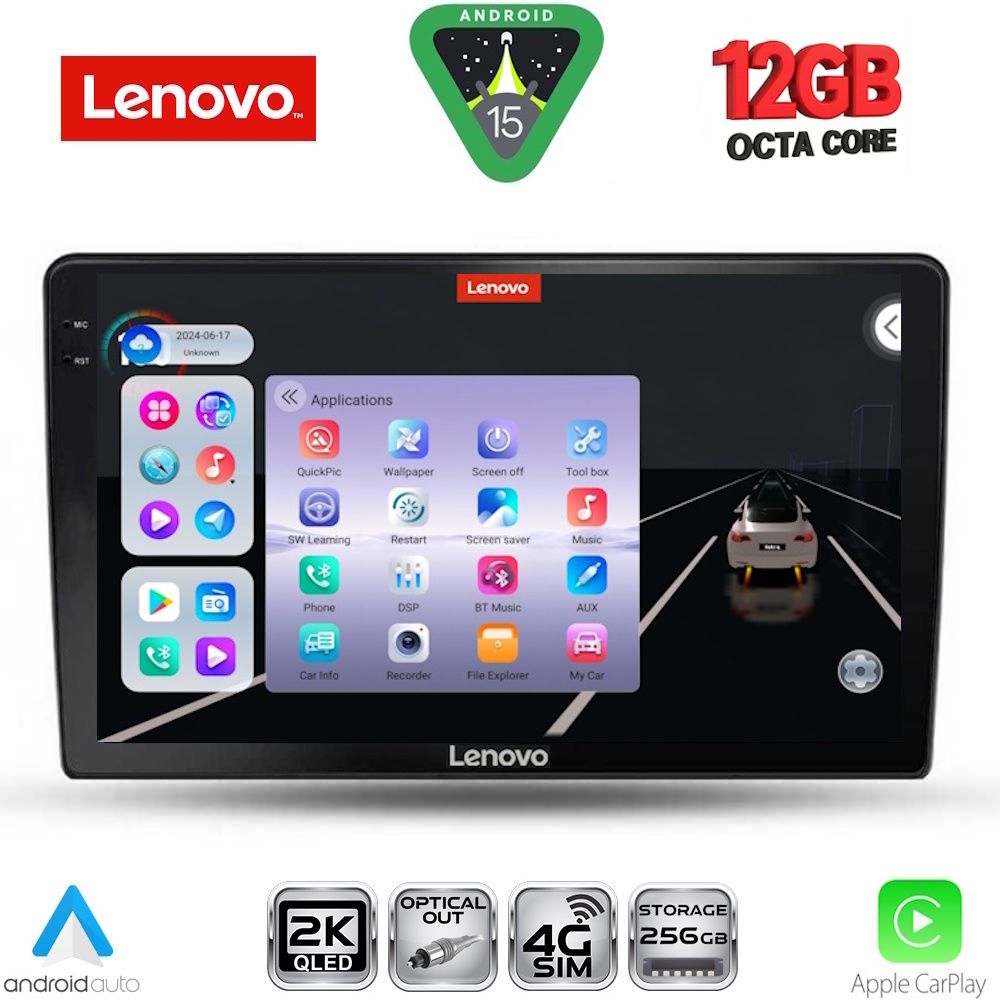 SSZ12656_15 LENOVO SSZ 12656_CPA (9inc) MULTIMEDIA TABLET for SSANGYONG REXTON mod. 2002-2006 - Image 1