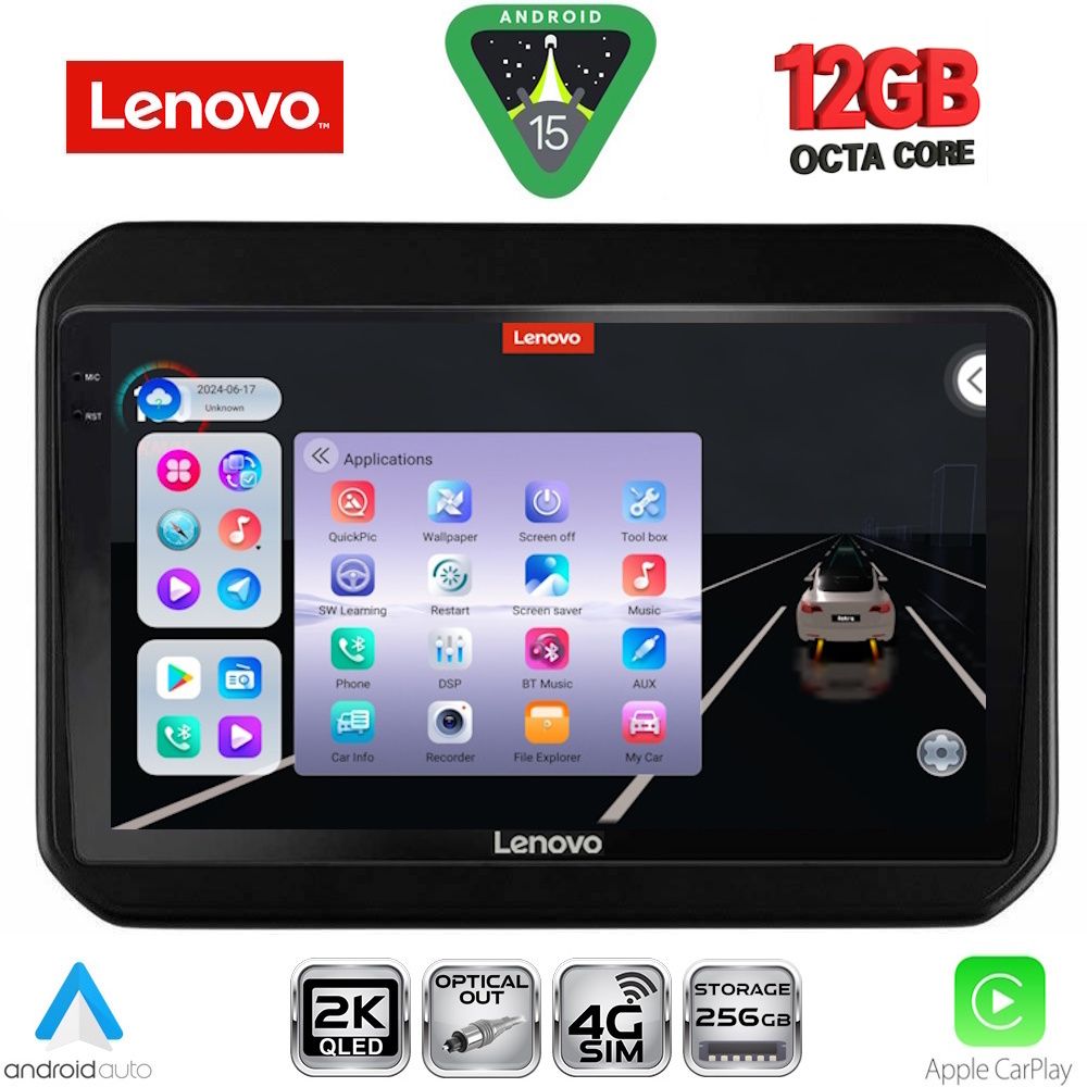 SSZ12676_15 LENOVO SSZ 12676_CPA (9inc) MULTIMEDIA TABLET for SUZUKI IGNIS mod. 2016-2026 - Image 1