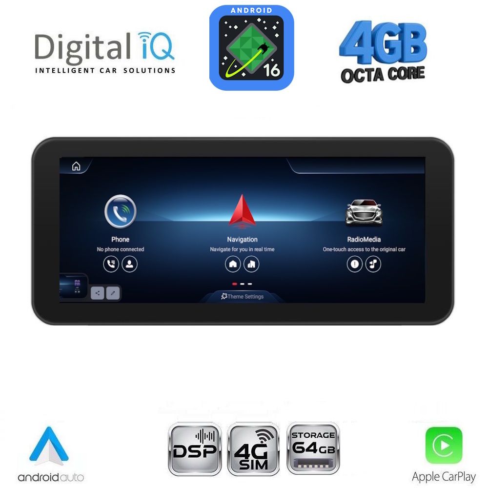 TPG15986-16 DIGITAL IQ TPG 15986_CPA (10.25inc) (NTG 5) MULTIMEDIA SYSTEM for MERCEDES C (W205) mod. 2014-2021 - Image 1