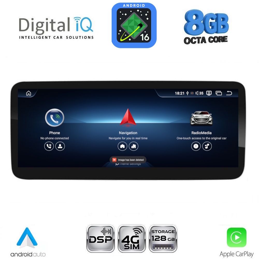 TPG16980-16 DIGITAL IQ TPK 16983B_CPA (10.25'') MULTIMEDIA SYSTEM for MERCEDES B mod. 2015-2019 (NTG 5) - Image 1