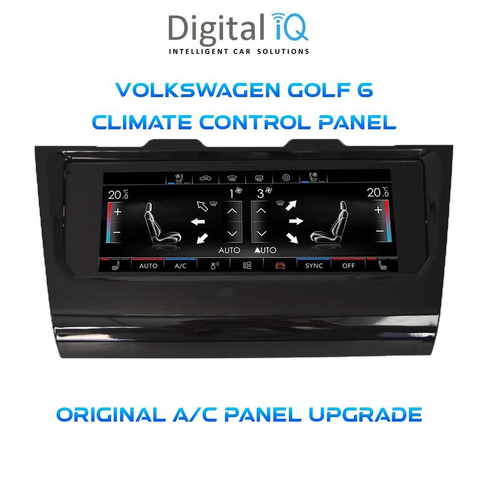 VW_Golf_6_CL_PANEL_CCP_01 DIGITAL IQ CCP 746_CP (6.9") (PQ) CLIMATE CONTROL PANEL for VW GOLF 6 mod. 2008-2013 - Image 1