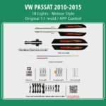 DIQ AMBIENT VW PASSAT DZ21M (Digital iQ Ambient Light for VW PASSAT mod. 2010-2015 with 18 Lights, Meteor)