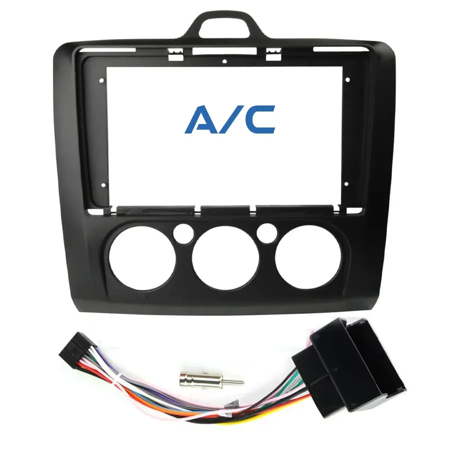cr156bl-ac DIQ CR156 BLACK (FRAME 9" for FORD FOCUS mod. 2005-2012 with A/C) - Image 1