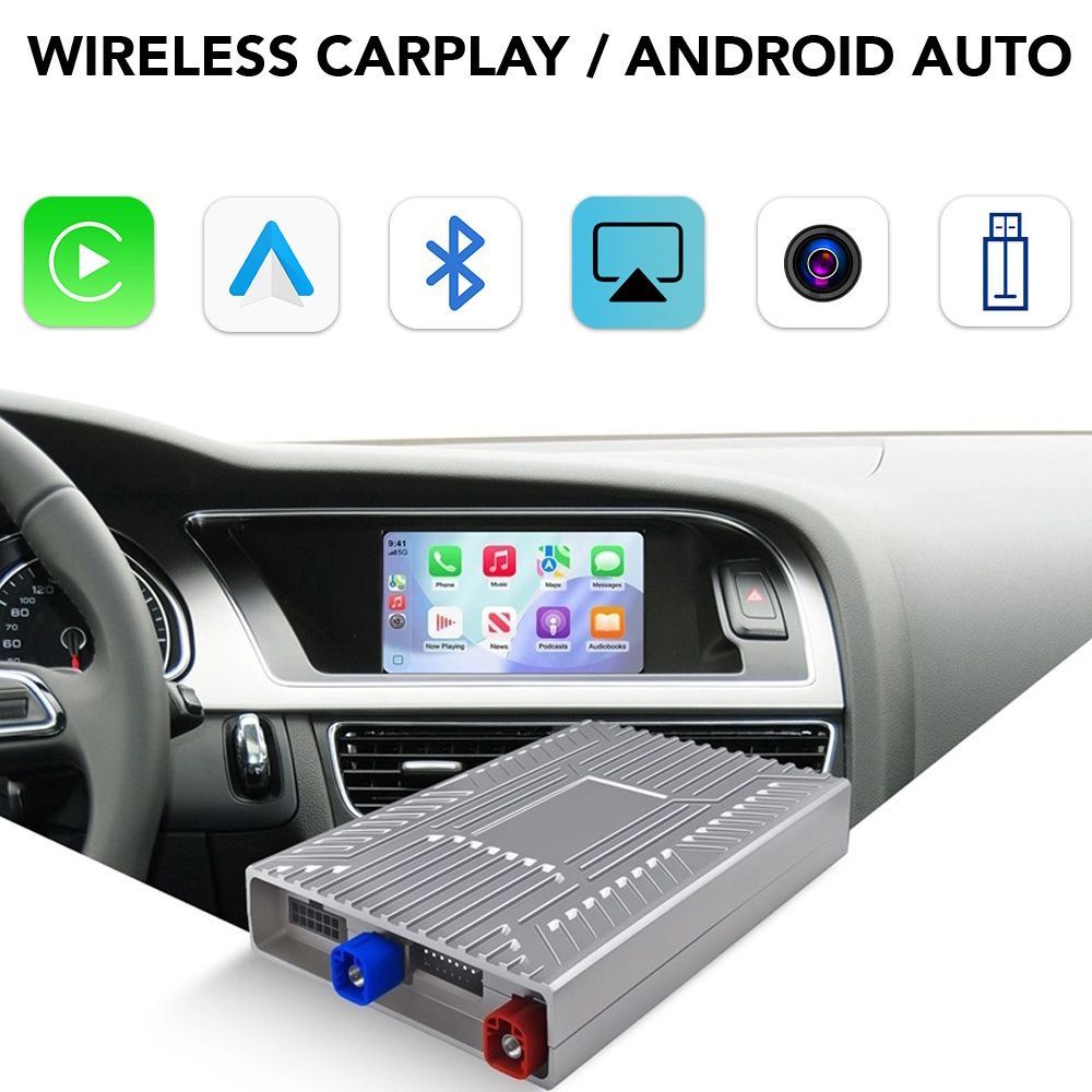 2526F LENOVO LTP AD 2526F CPAA (WIRELESS CARPLAY / ANDROID AUTO BOX with 2 CAMERA IN for AUDI A1-A3 mod. 2021-2026 with MIB3) - Image 1