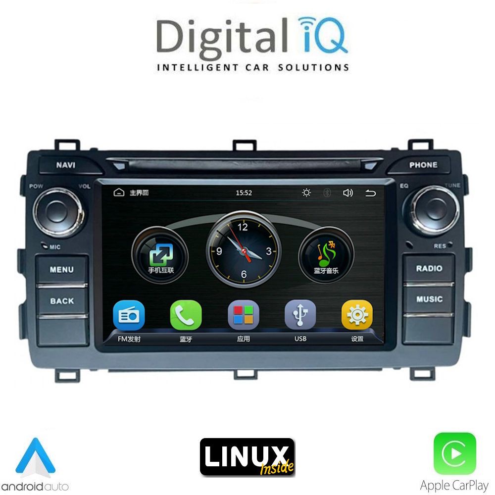 BLA008LX-1 DIGITAL IQ BLA 008_CPA (7" DECK) MULTIMEDIA LINUX SYSTEM for TOYOTA AURIS mod. 2013-2015 - Image 1
