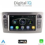 DIGITAL IQ BLA 025SL_CPA (7" DECK) MULTIMEDIA LINUX SYSTEM for TOYOTA AVENSIS mod. 2003-2009 (SILVER)