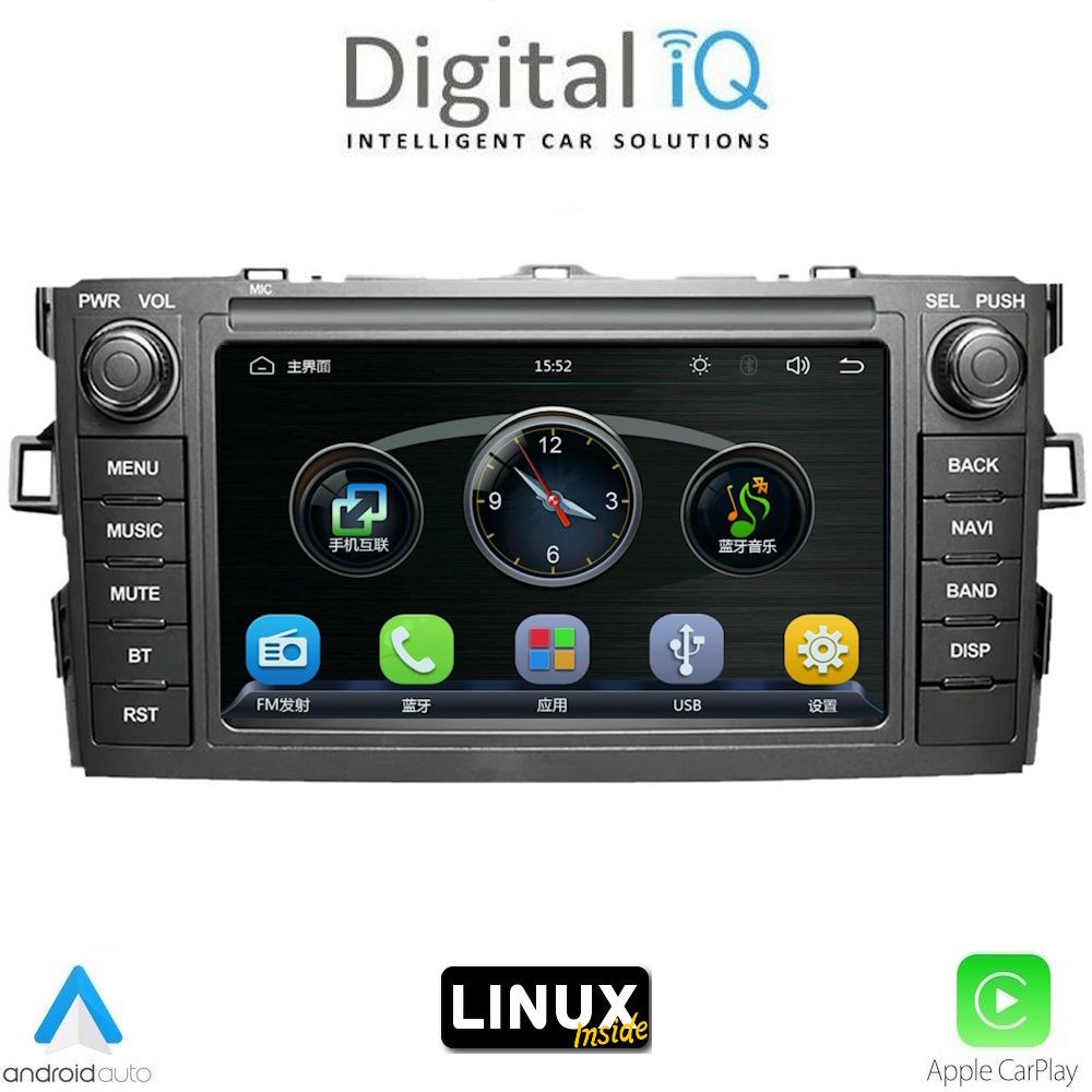 BLA028LX DIGITAL IQ BLA 028_CPA (7" DECK) MULTIMEDIA LINUX SYSTEM for TOYOTA AURIS mod. 2007-2012 - Image 1