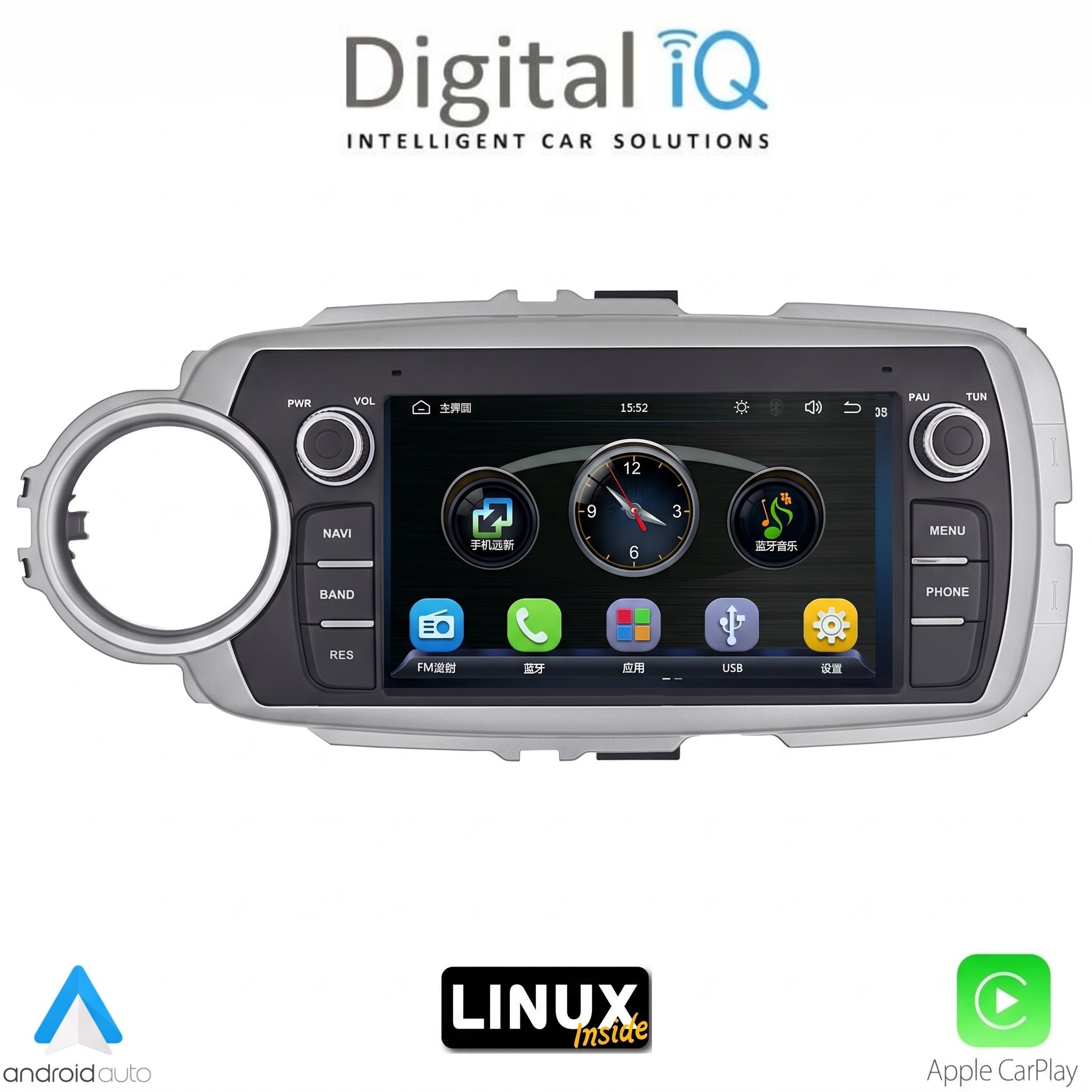 BLA030LX-1 DIGITAL IQ BLA 030_CPA (7" DECK) MULTIMEDIA LINUX SYSTEM for TOYOTA YARIS mod. 2011-2020 - Image 1