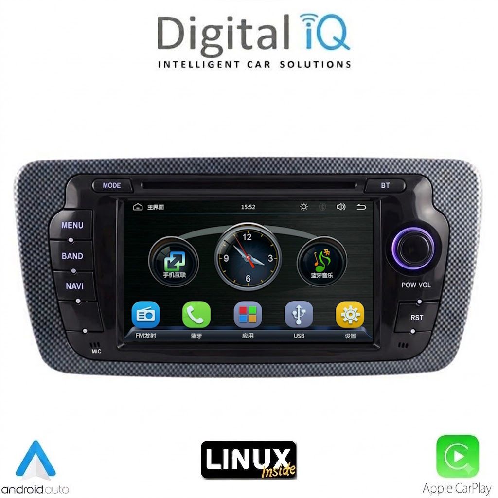 BLA046LX-1 DIGITAL IQ BLA 046_CPA (7" DECK) MULTIMEDIA LINUX SYSTEM for SEAT IBIZA mod. 2008-2015 - Image 1
